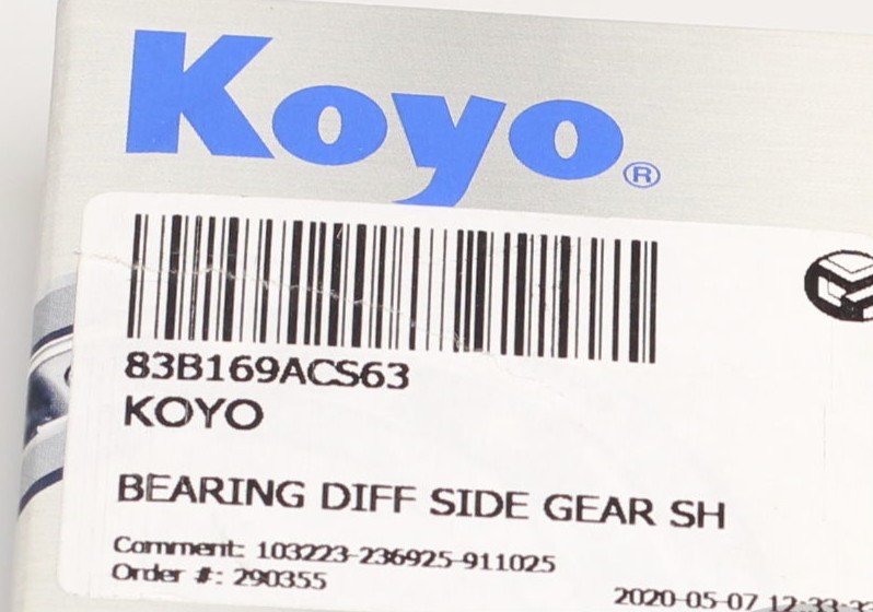 Подшипник KOYO 83B169ACS63 (36X67X29)