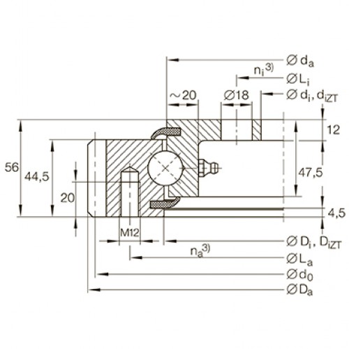 Подшипник поворотный 231.20.0900.013